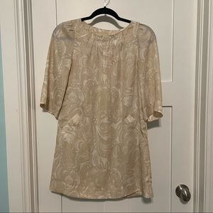 Fossil neutral cream dress with pockets! Size XS. Boho dress.